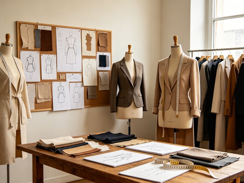 Packed apparel ready for shipment